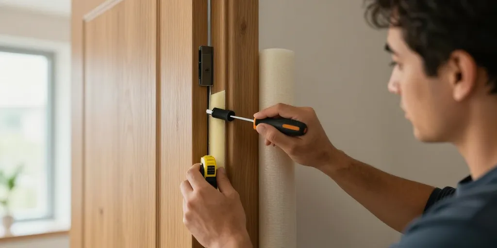 comment isoler une porte du bruit