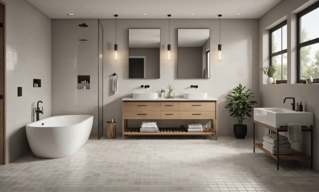 tendances carrelage de salle de bain 2023