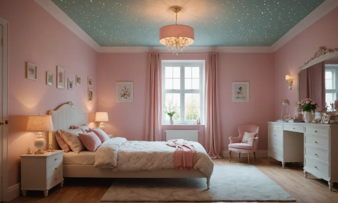 plafonnier chambre fillette