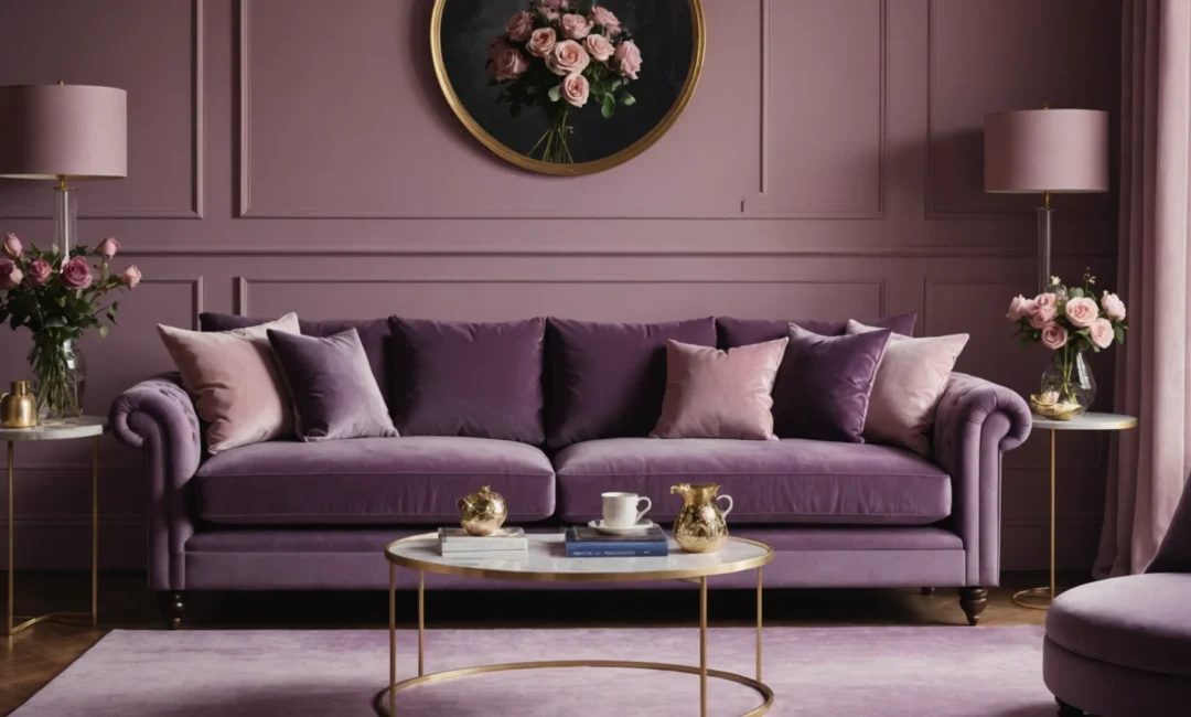 rose violet couleur